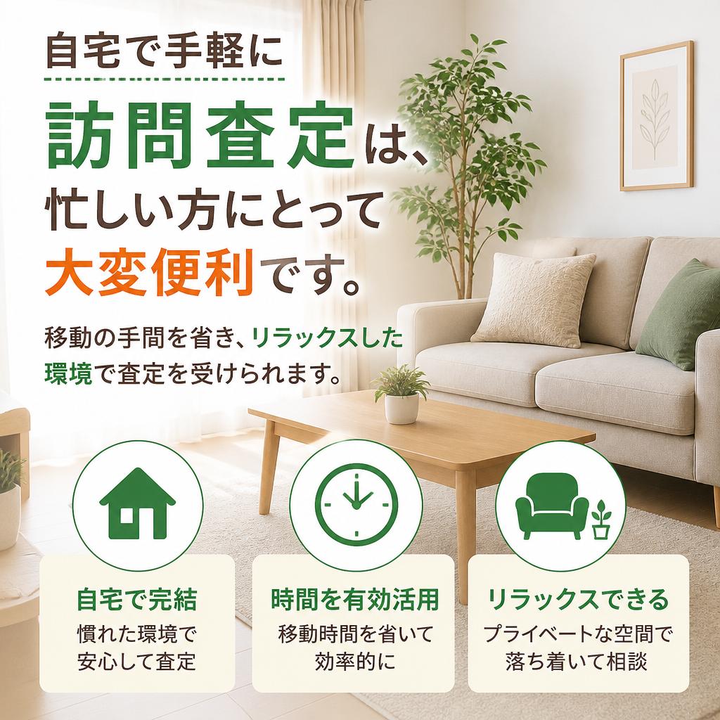 訪問査定のメリット