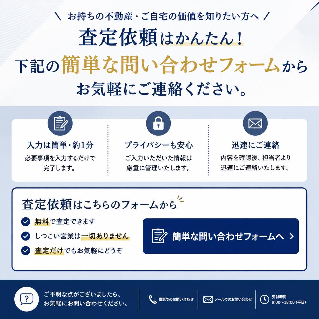 今すぐお問い合わせ！簡単フォーム