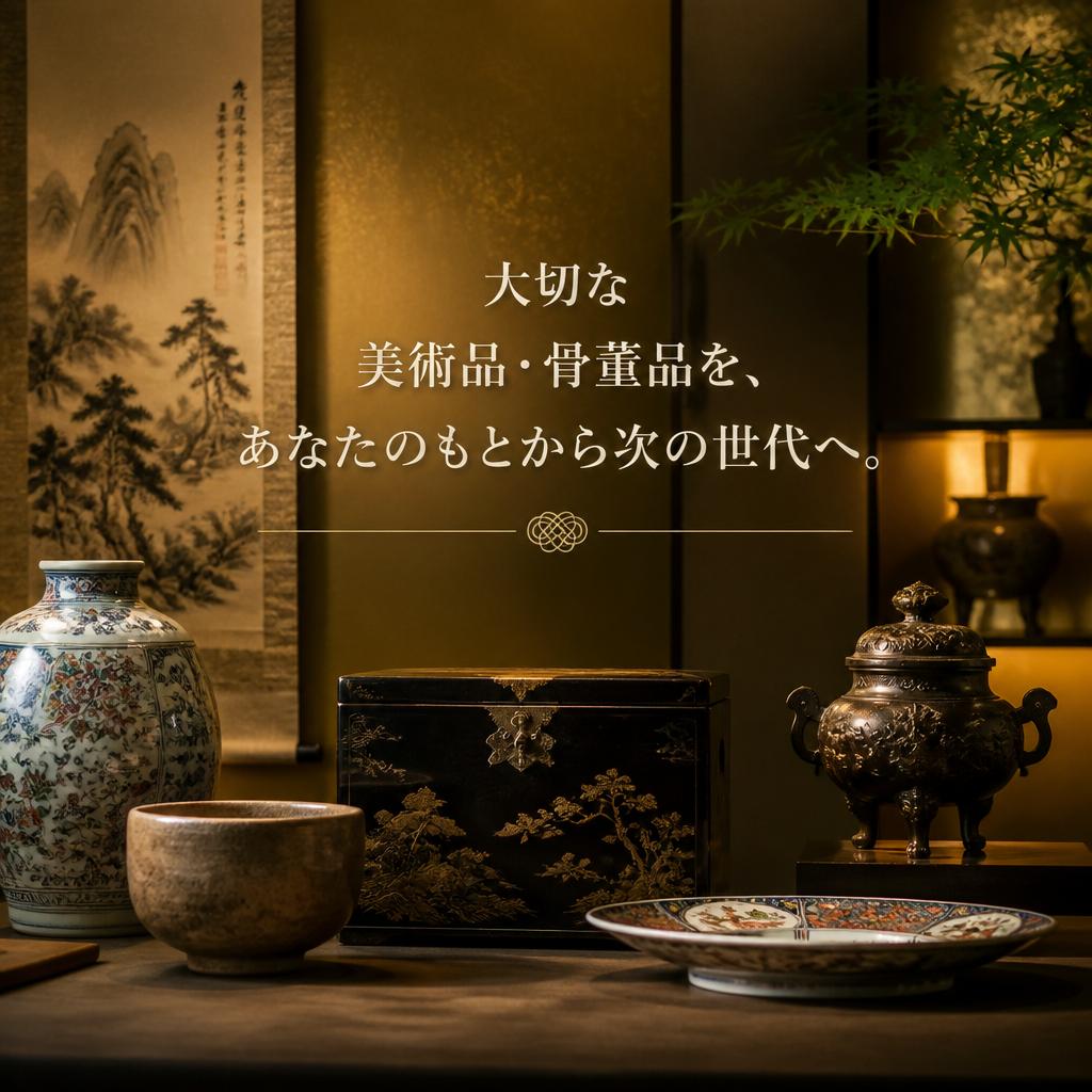 大切な美術品・骨董品を、あなたのもとから次の世代へ。