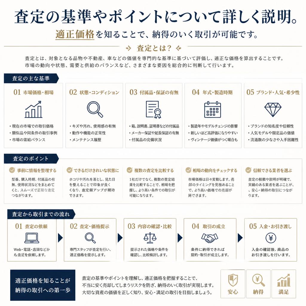 売却価格を決定する査定のポイント