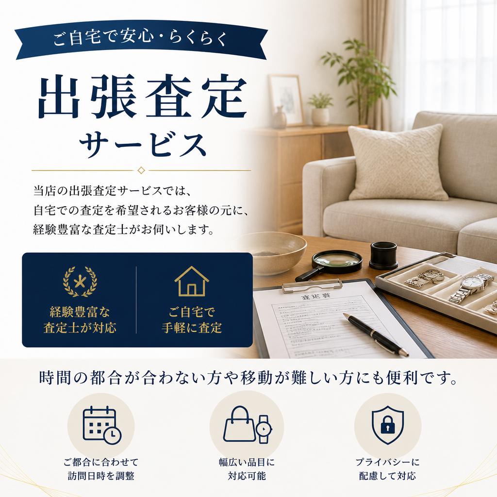 出張査定サービスの特徴