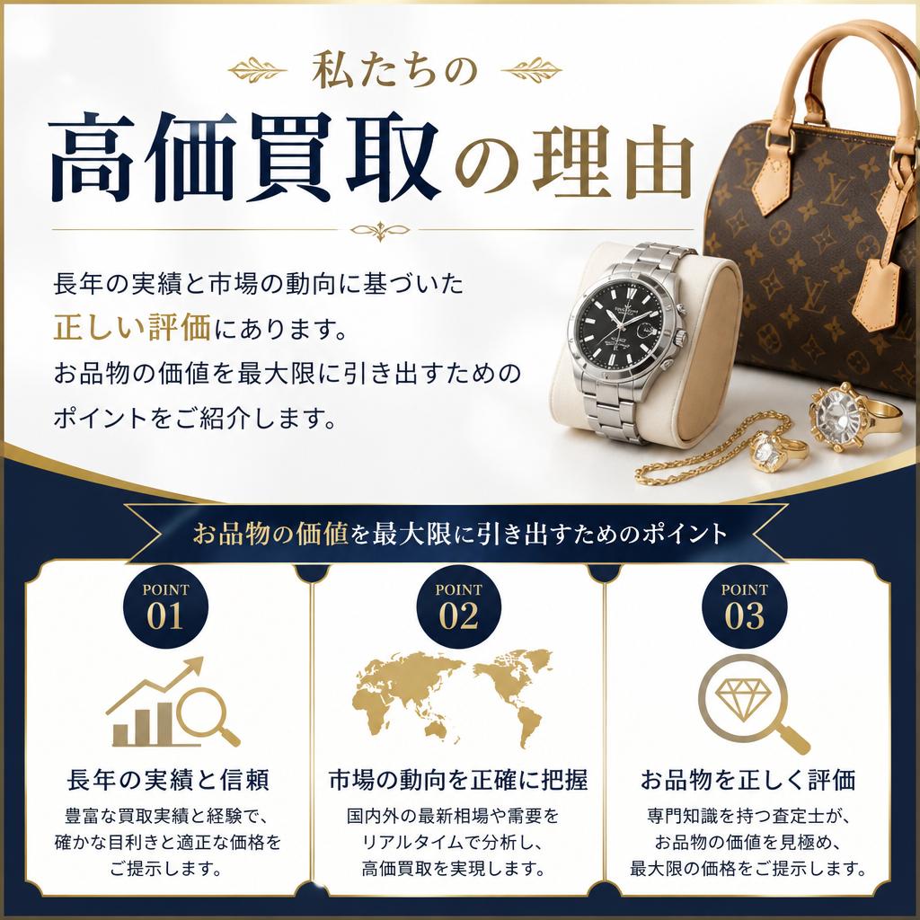 高価買取の秘訣