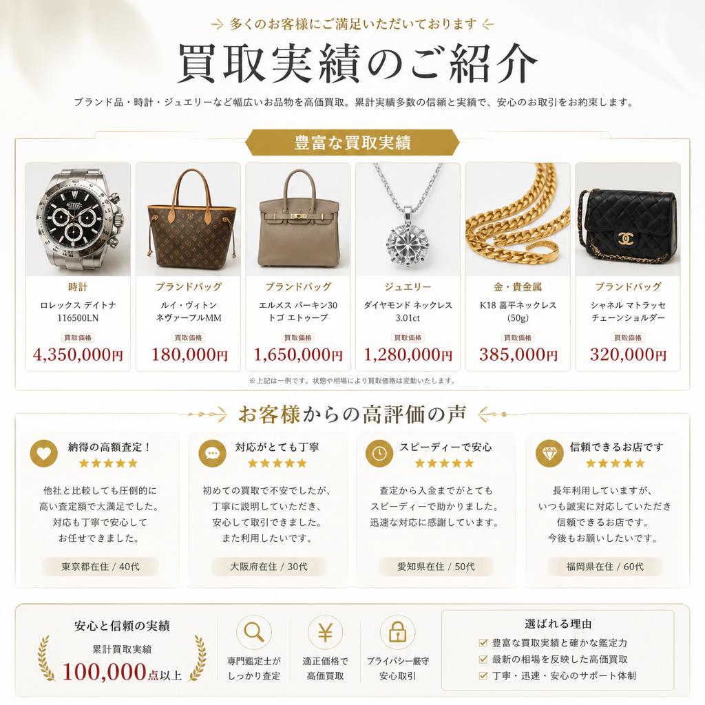 アンティークコインの取引実績