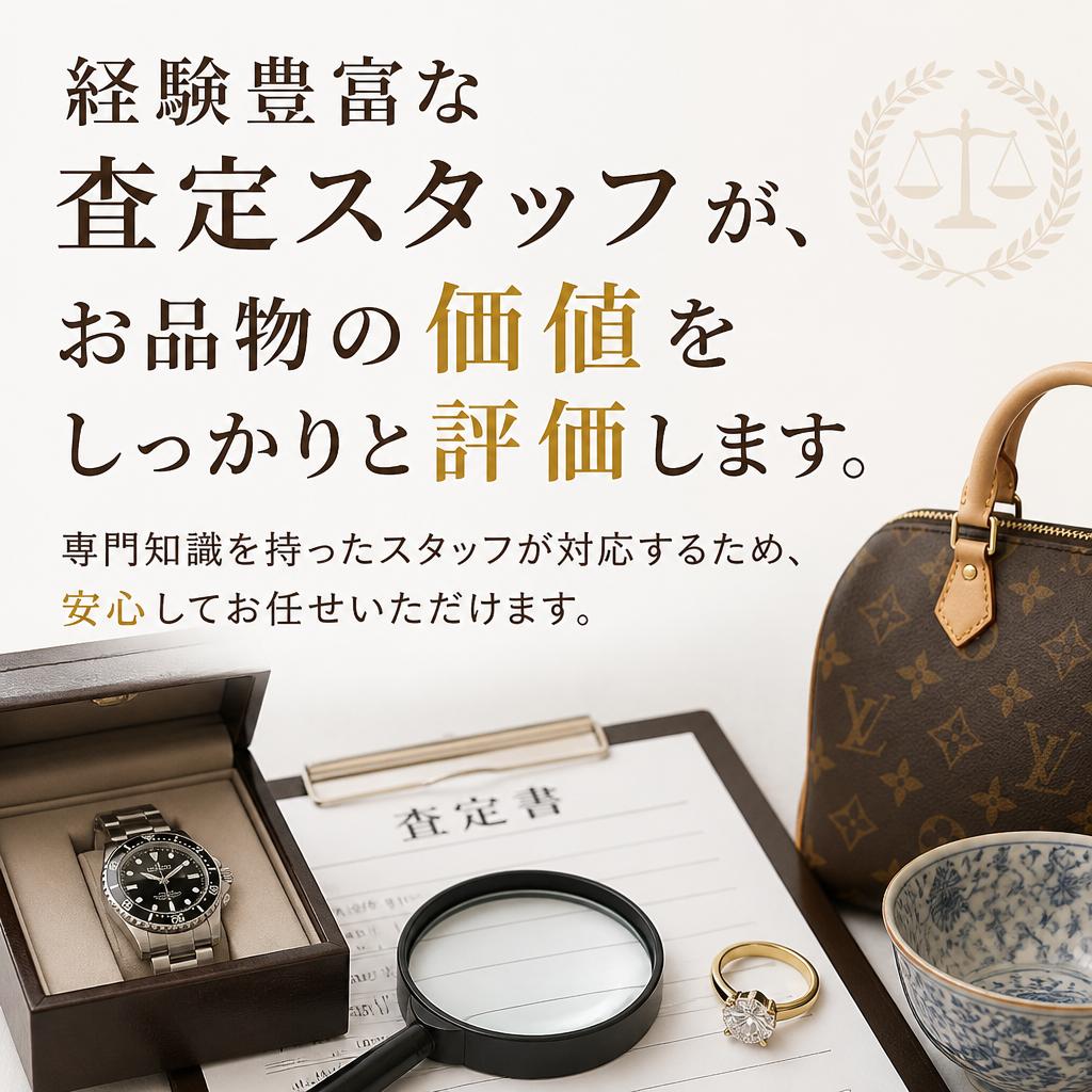 貴金属査定のプロによる安心な取引
