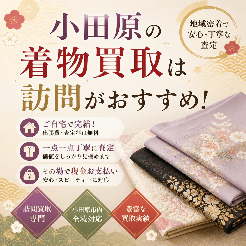 小田原の着物買取は訪問がおすすめ！