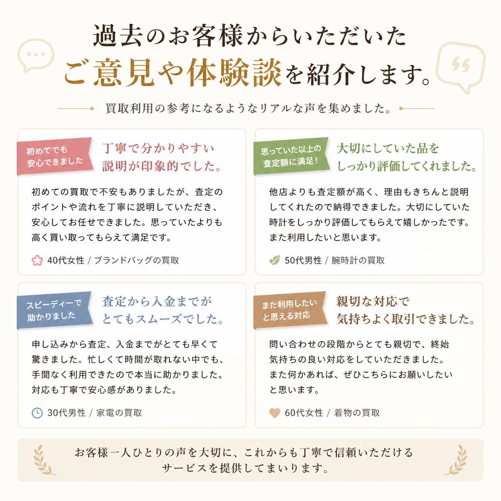 お客様の声