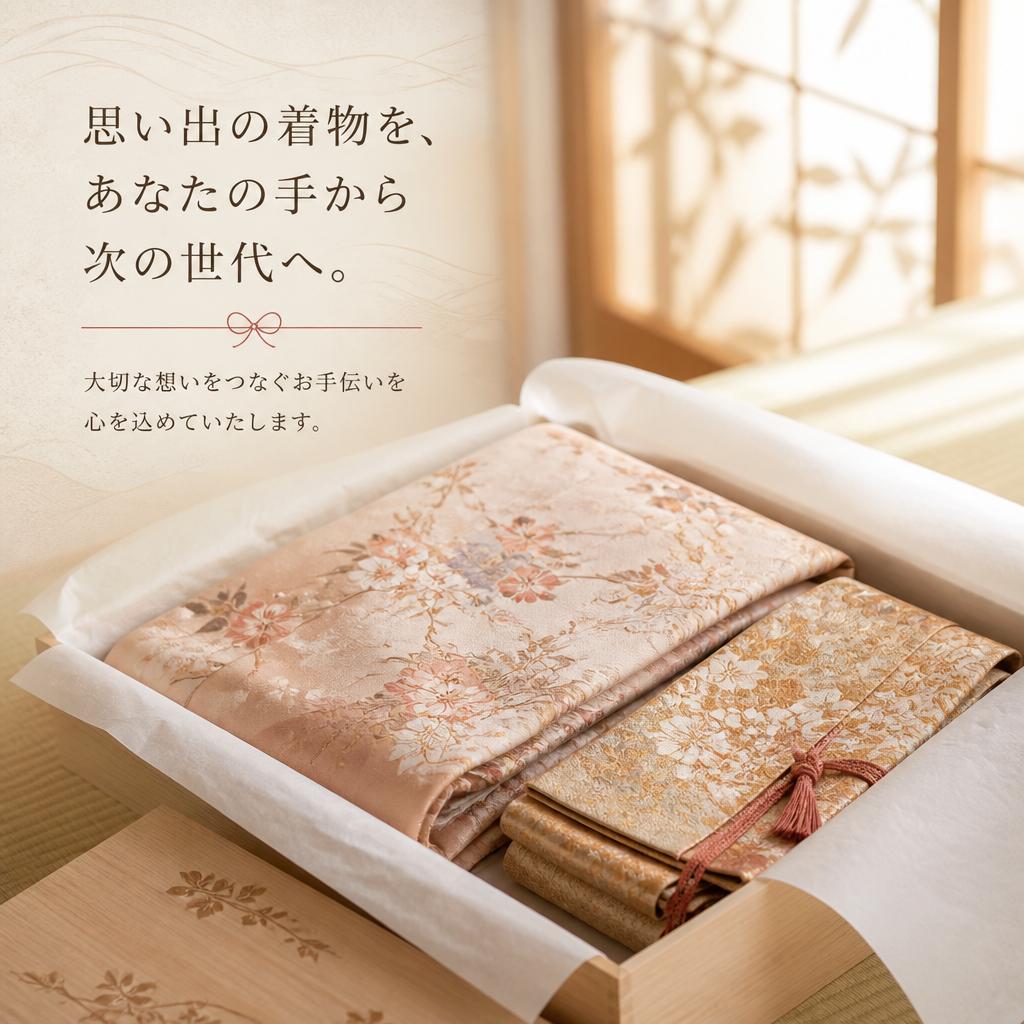 思い出の着物を、あなたの手から次の世代へ。