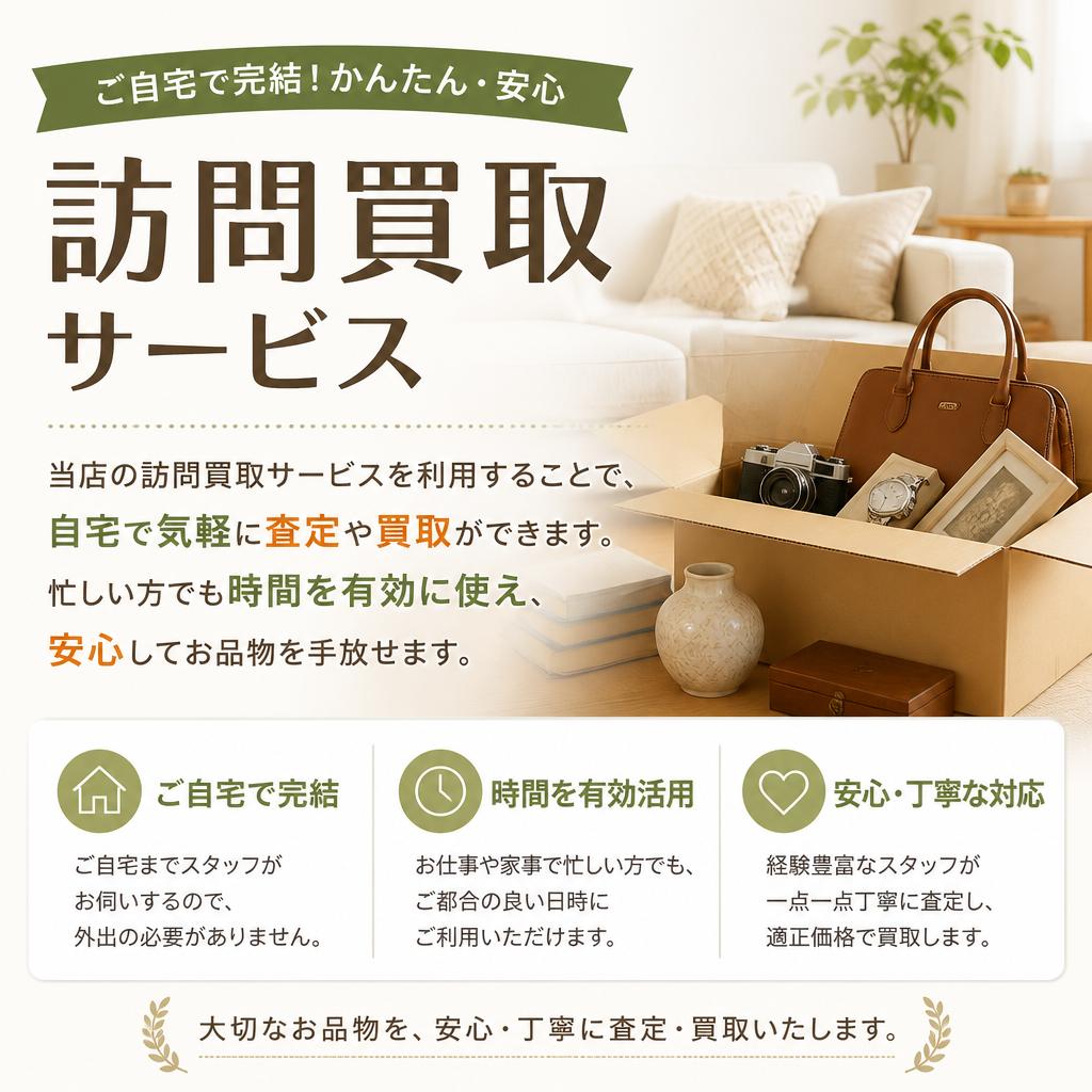 訪問買取のメリット