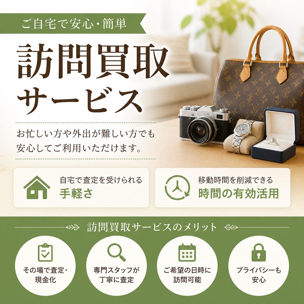 訪問買取の利点