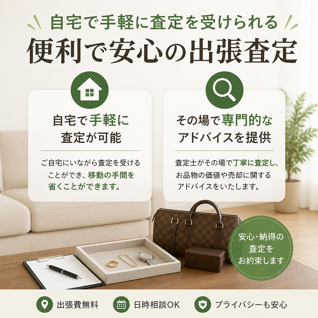 出張査定のメリット