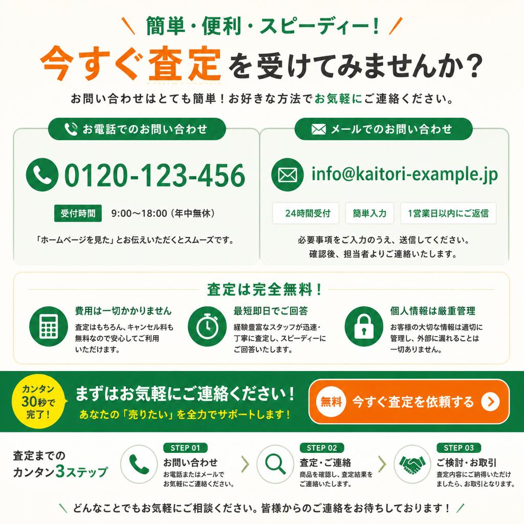 今すぐ査定依頼！