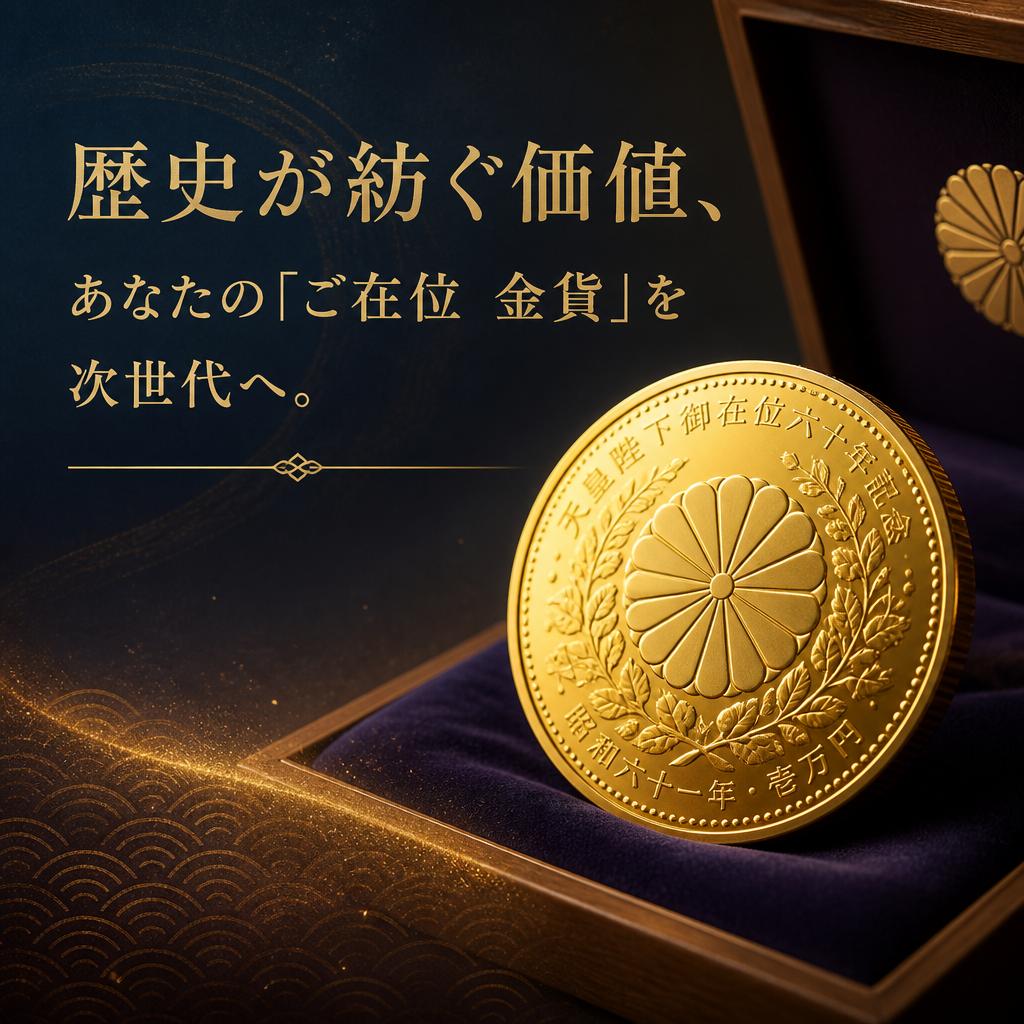 歴史が紡ぐ価値、あなたの「ご在位　金貨」を次世代へ。