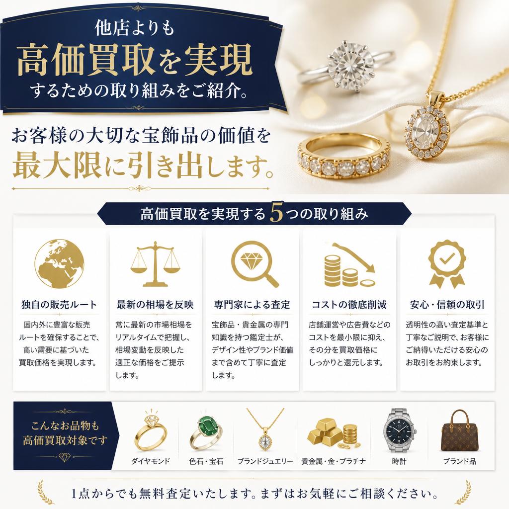 業界最高水準の買取保証