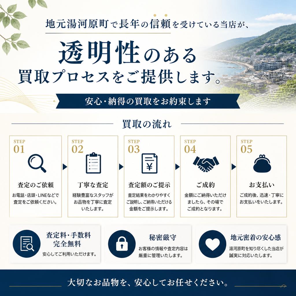 湯河原町のカメオ買取専門店