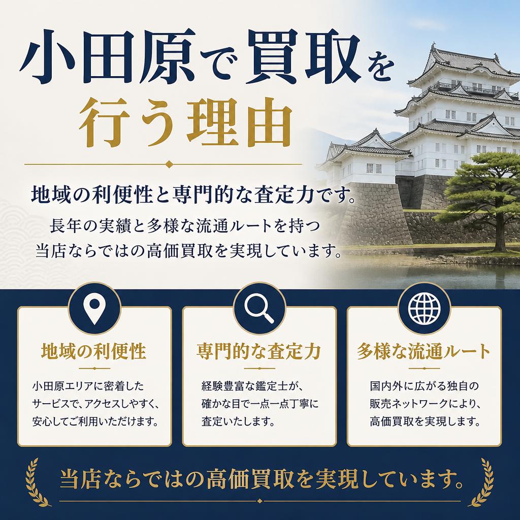 小田原での高価買取の理由