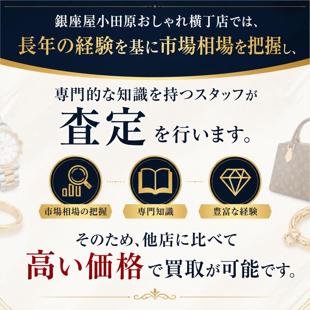 高価買取の理由