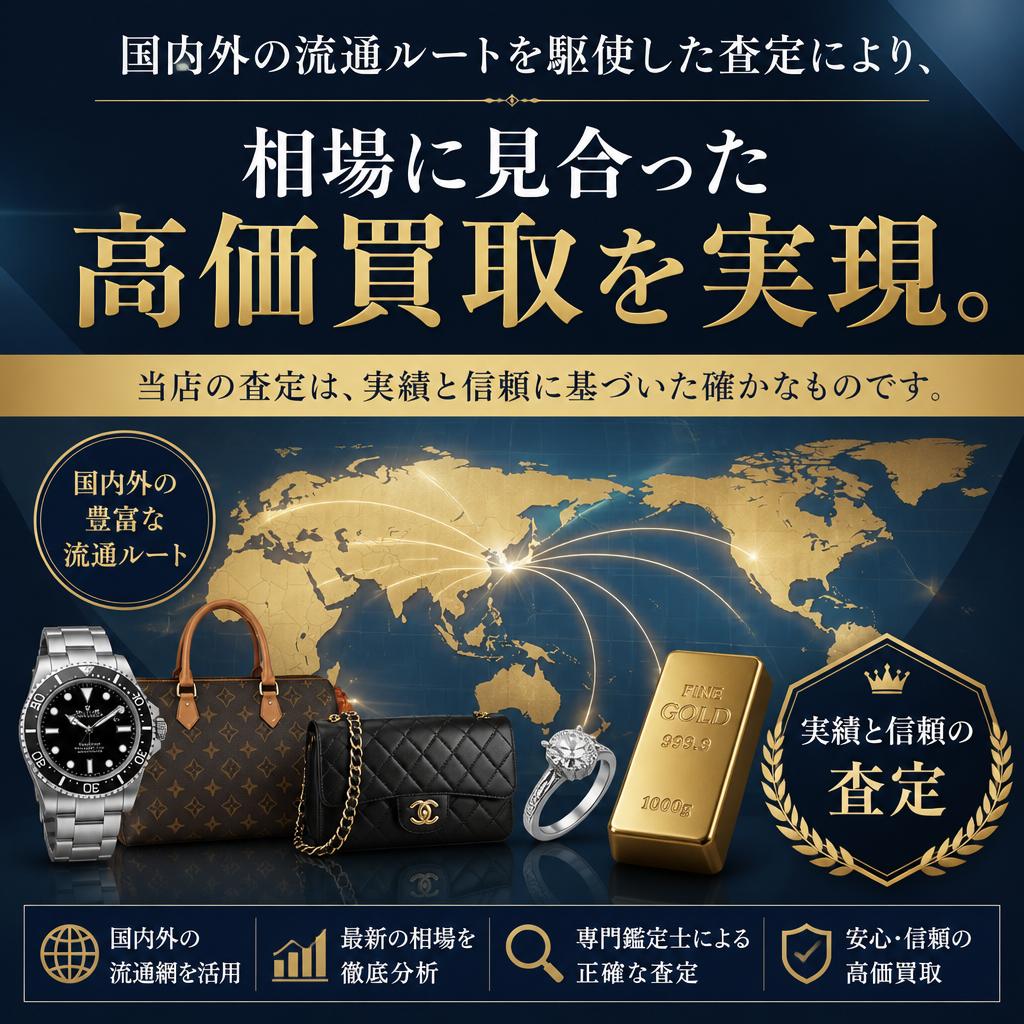 高価買取の理由とは？